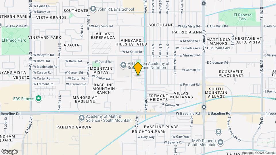 7060 S 7th Ln Mapa y Detalles de la Ubicación