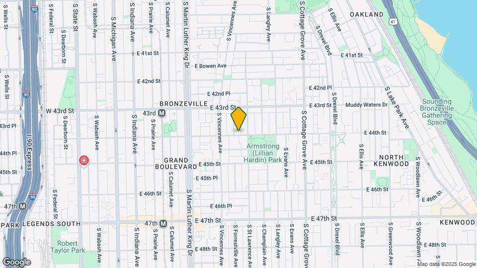 4347-4349 S Forrestville Ave Map and Location Details