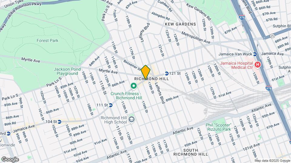11710 Jamaica Ave Map and Location Details