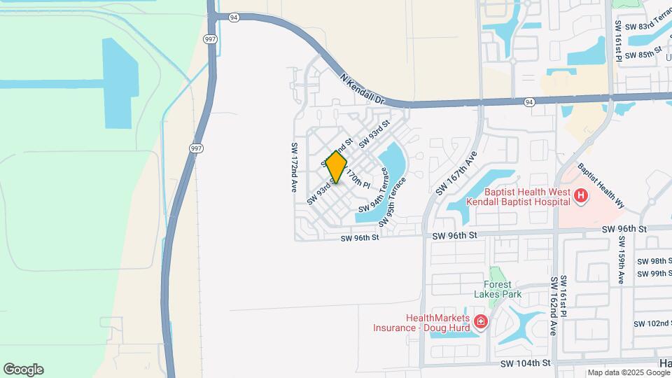 9351 SW 170th Passage Map and Location Details