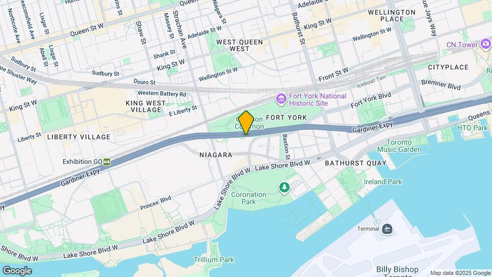250 Fort York Blvd Map and Location Details