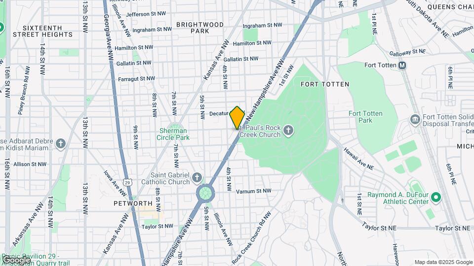 4630 New Hampshire Ave NW Map and Location Details