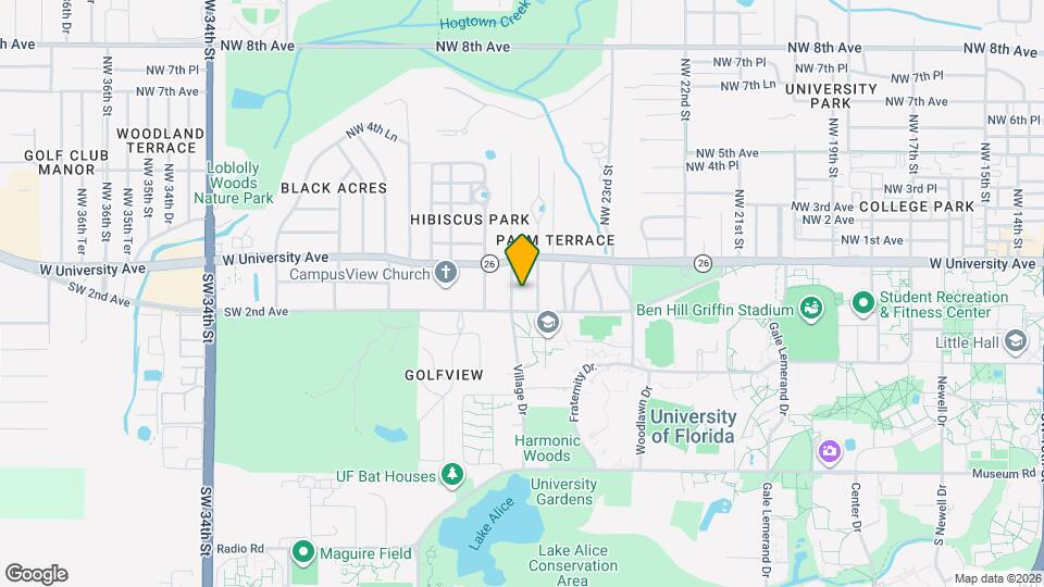 107 SW 25th St Map and Location Details