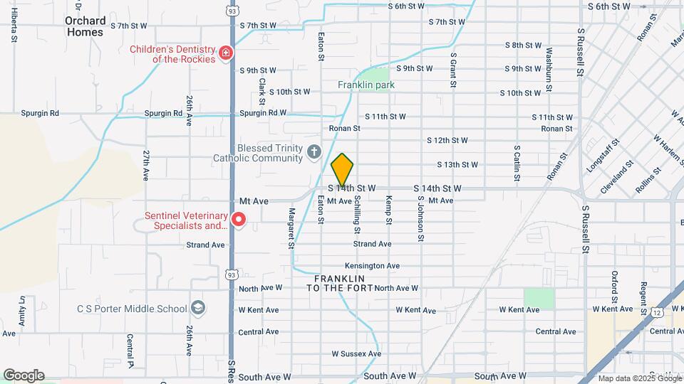 2223 S 14th St W Map and Location Details