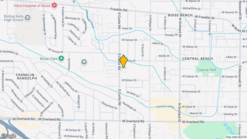 926 S Curtis Rd Map and Location Details