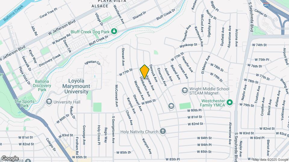 7806 Dunbarton Ave Map and Location Details
