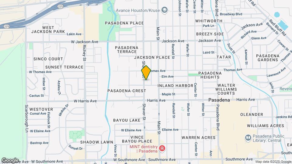 719 Shaver St Map and Location Details