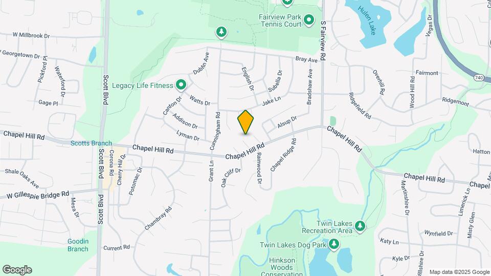 1702 Garrison Pl Mapa y Detalles de la Ubicación