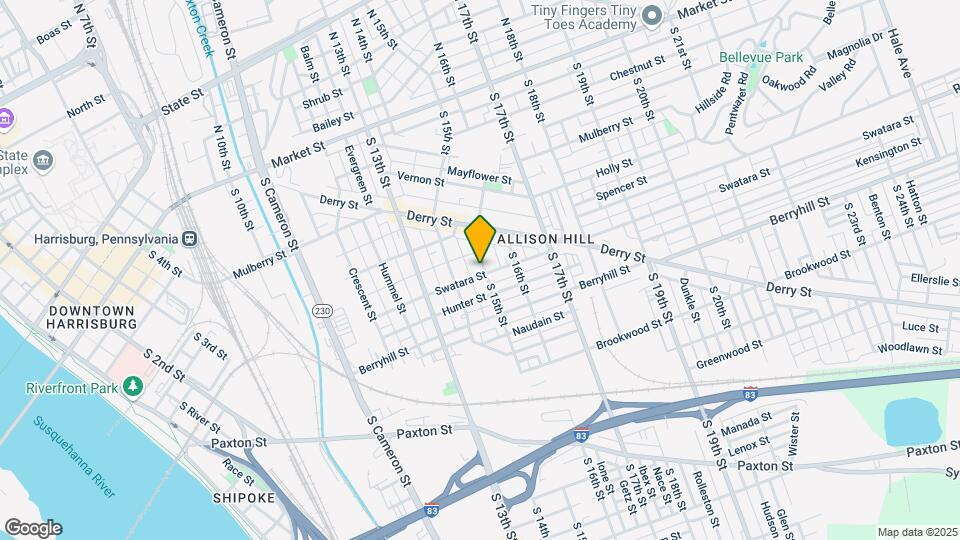 1434 Swatara St Map and Location Details