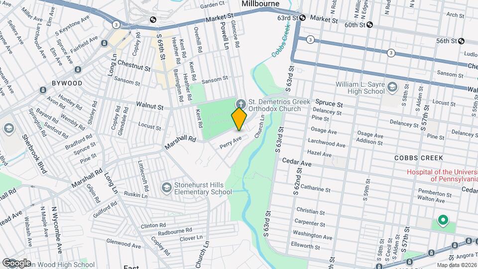 6653 Perry Ave Map and Location Details