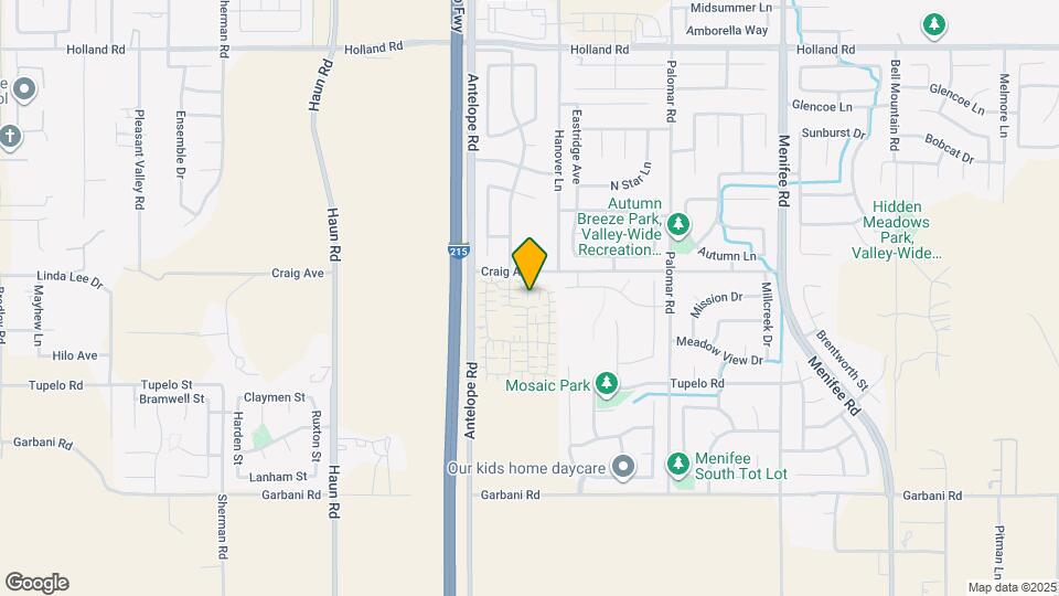 28163 Callie Wy Mapa y Detalles de la Ubicación