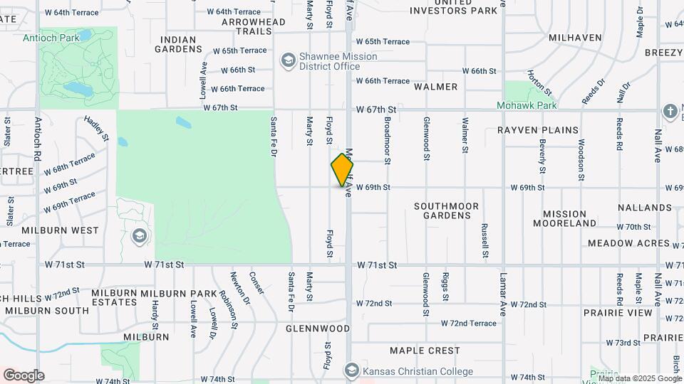 7109 W 69th St Map and Location Details