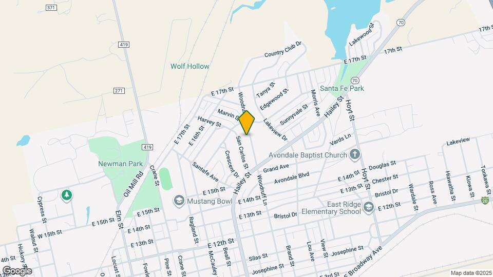1623 Woodruff Ln Map and Location Details