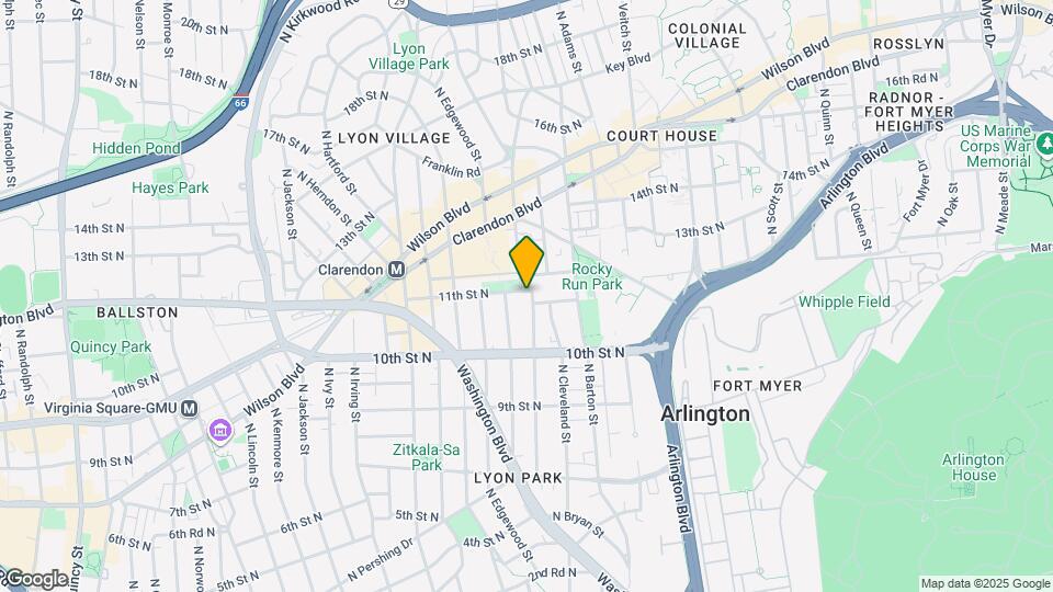 1048 N Danville St, Unit B Map and Location Details