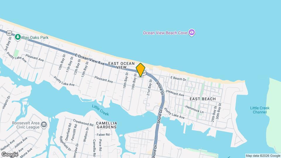 9625 20th Bay St, Unit Apartment in East Beach! Mapa y Detalles de la Ubicación