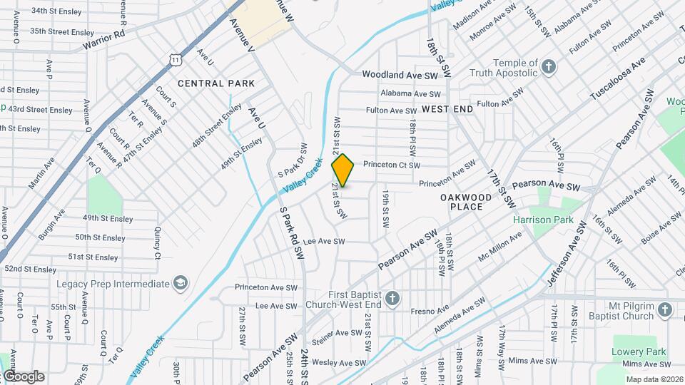 2028 Lee Terrace SW Map and Location Details