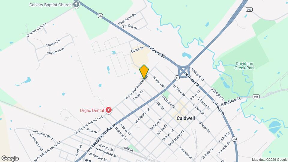 603 N Echols St, Unit A Mapa y Detalles de la Ubicación