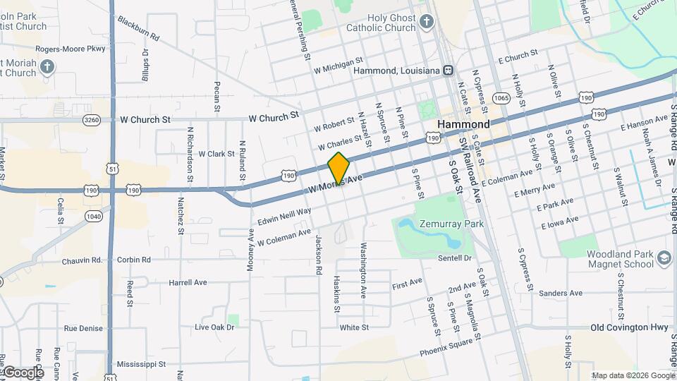 204 S General Pershing St Map and Location Details