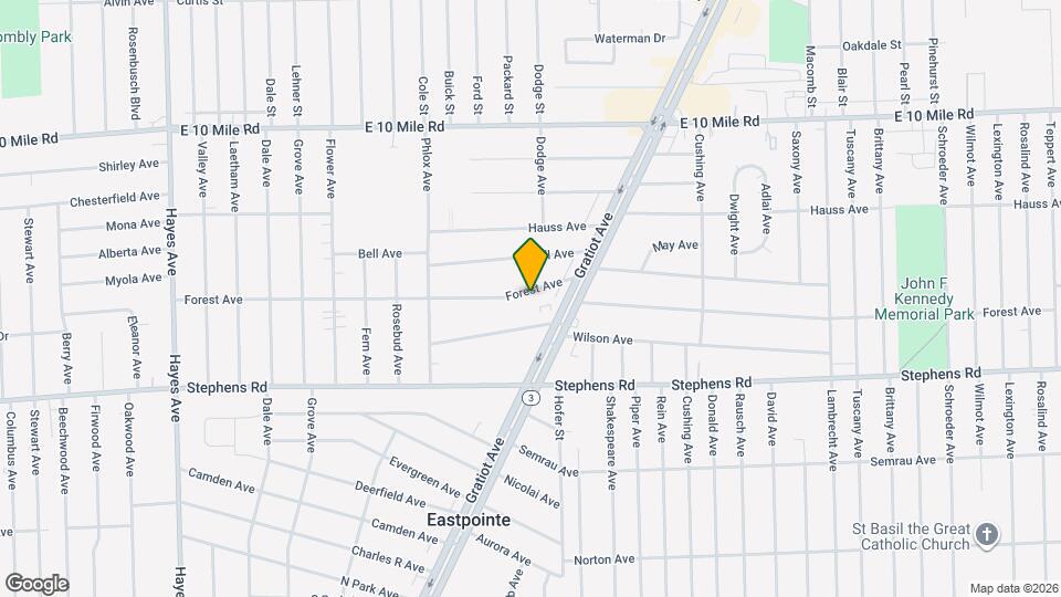 16206 Forest Ave Map and Location Details