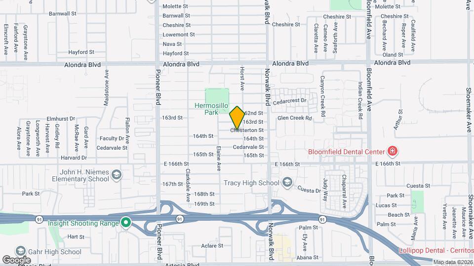 12046 Chesterton St, Unit A Mapa y Detalles de la Ubicación