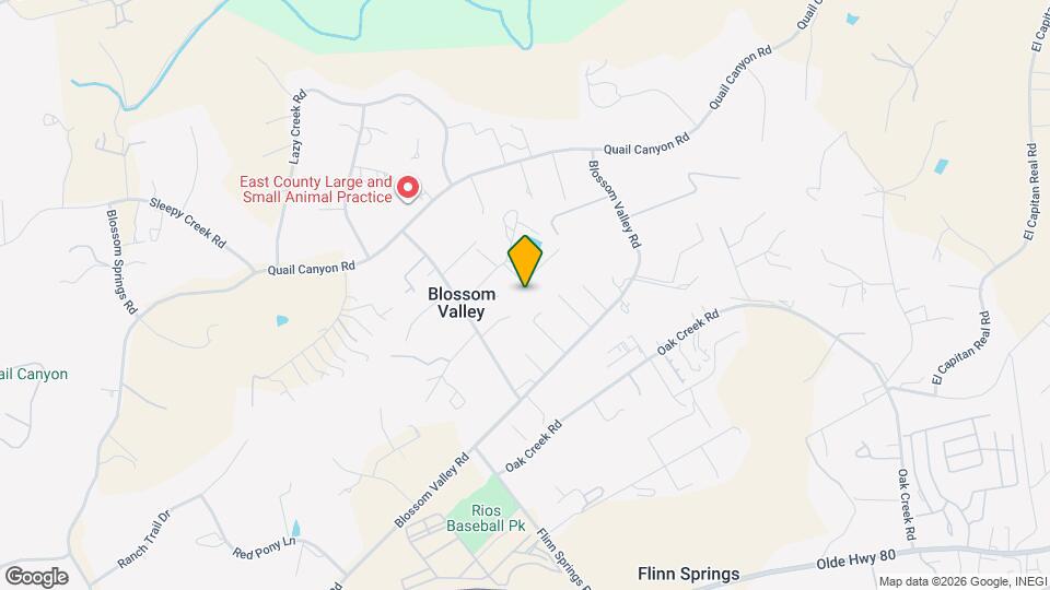 10031 Valle Caballo Ln Map and Location Details