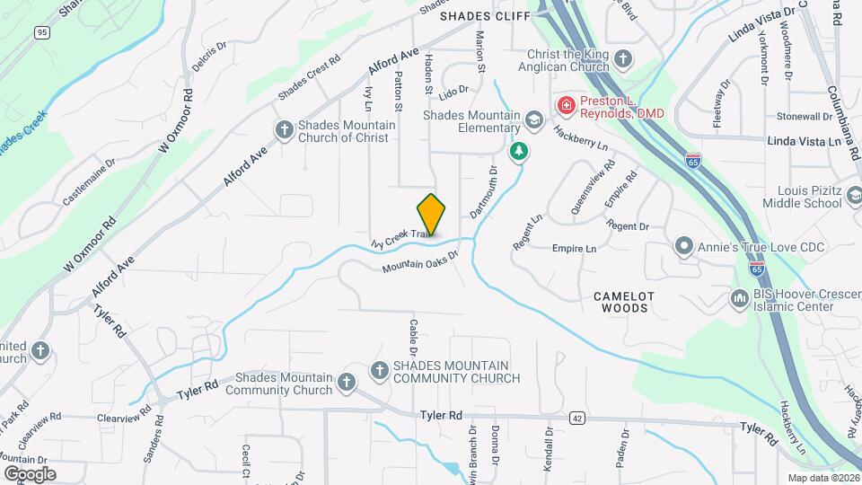 1051 Ivy Creek Trail Map and Location Details