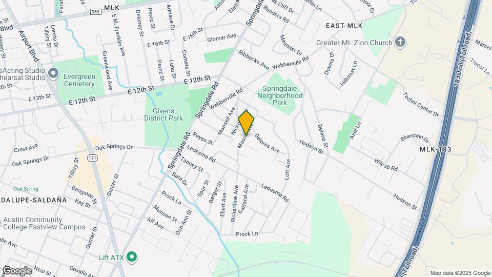 1131 Mason Ave Map and Location Details