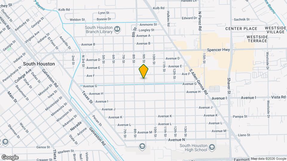 815 Avenue G Map and Location Details