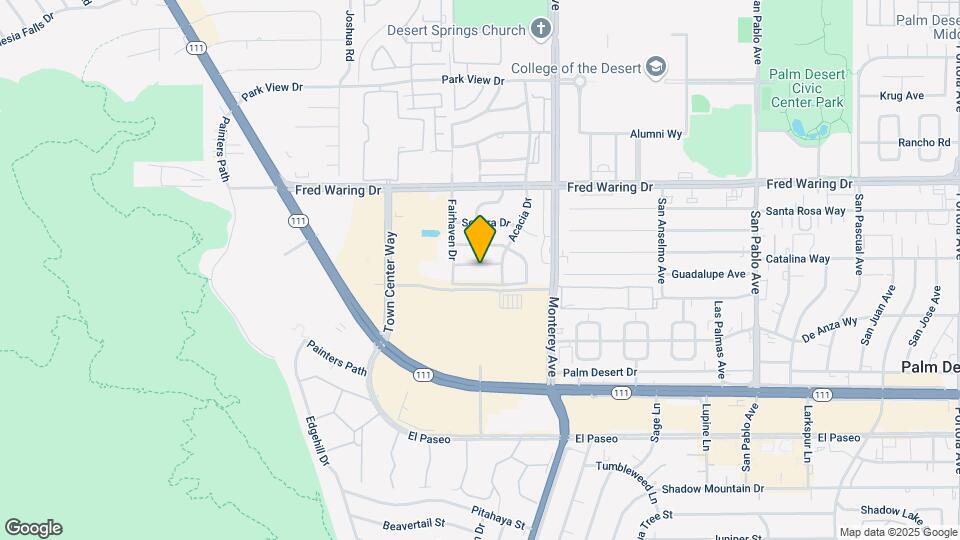 72797 Tampico Dr, Unit A Map and Location Details