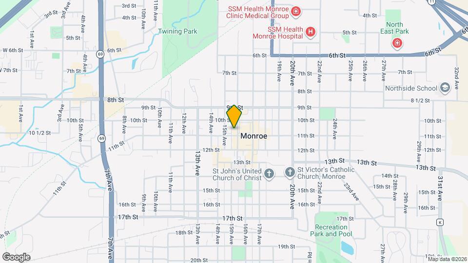 1023 16th Ave Map and Location Details