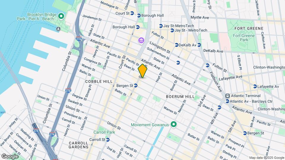 87 Bergen St Map and Location Details