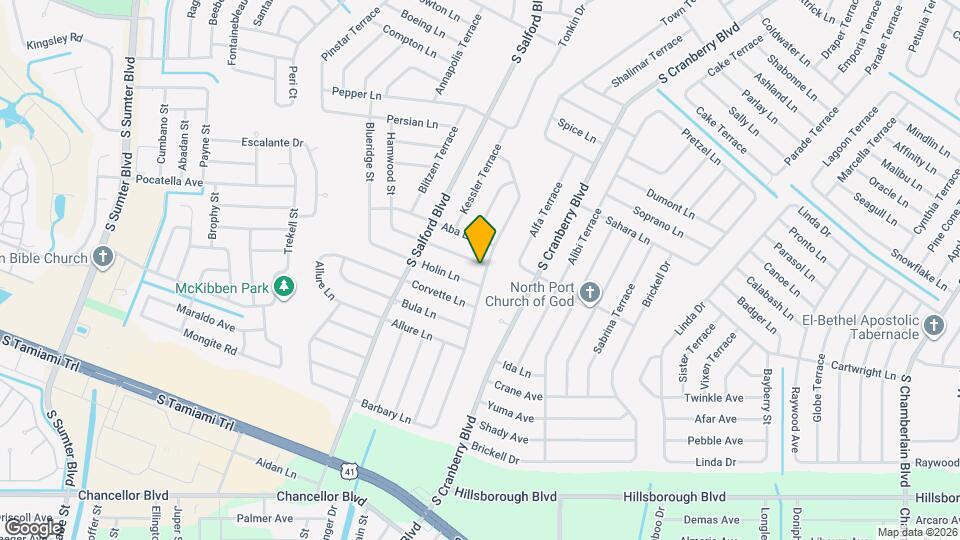 3703 Suburban Ln Map and Location Details