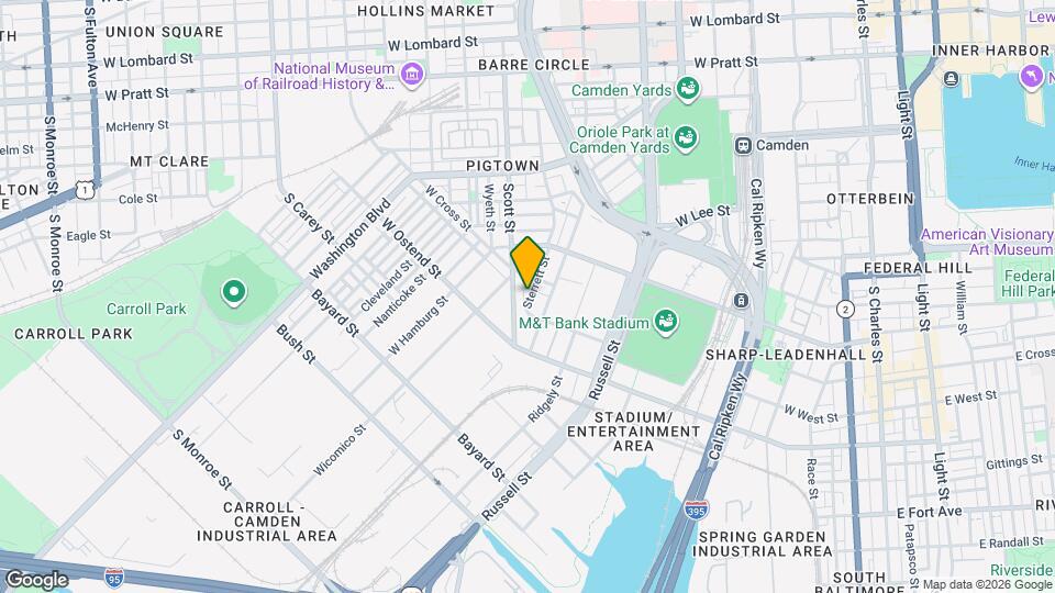 1114 Sterrett St Mapa y Detalles de la Ubicación