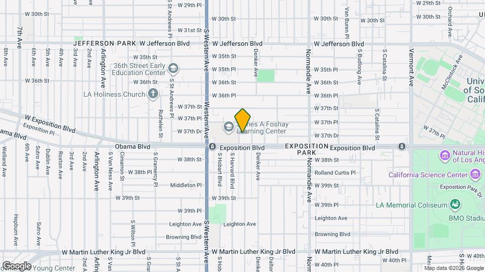 3754 S Harvard Blvd, Unit 1 Map and Location Details