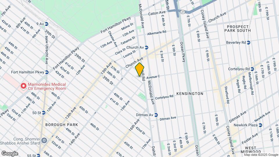 1463 36th St Map and Location Details