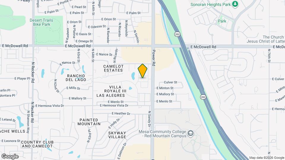 6728 E Melrose St Map and Location Details