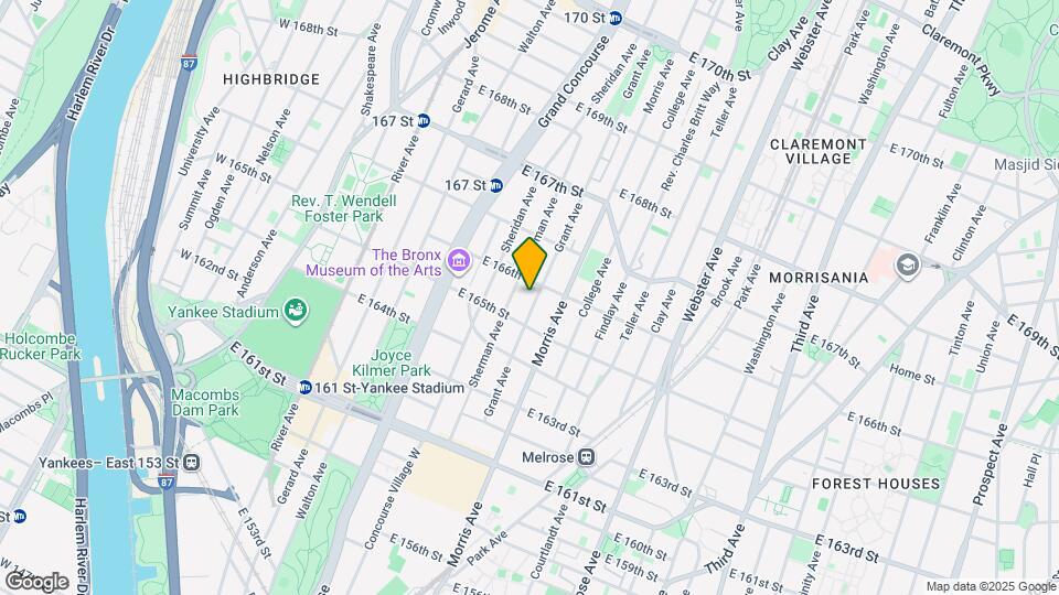 1065 Grant Ave Map and Location Details