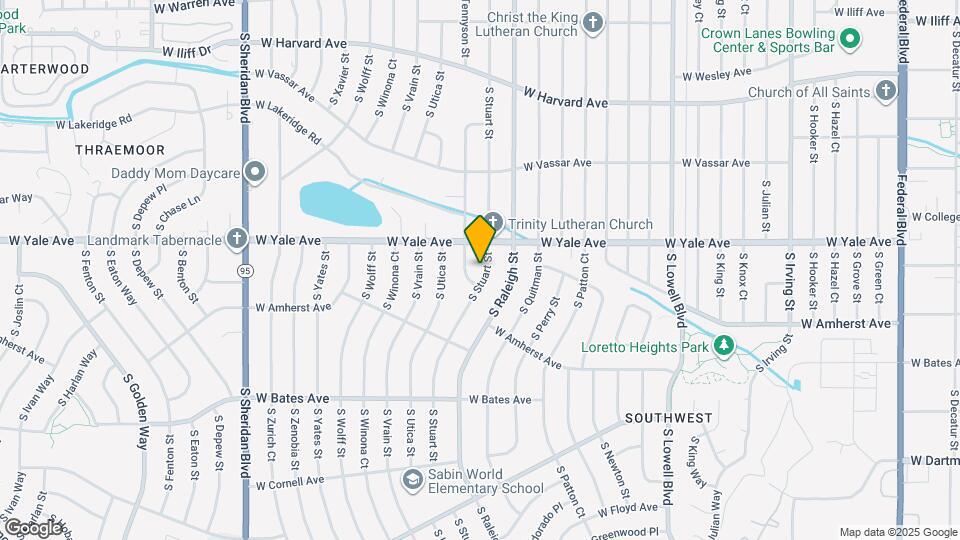 2727 S Stuart St Mapa y Detalles de la Ubicación