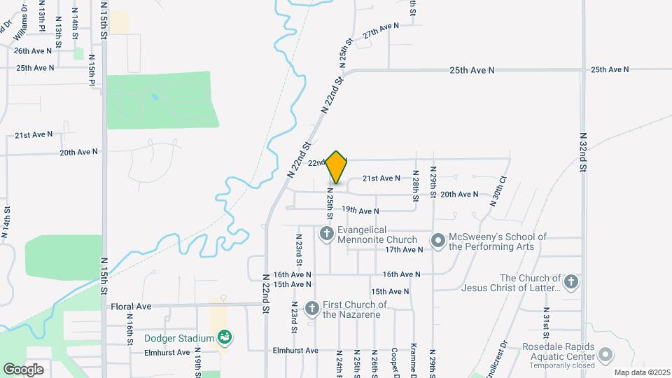 2504 20th Ave N Map and Location Details