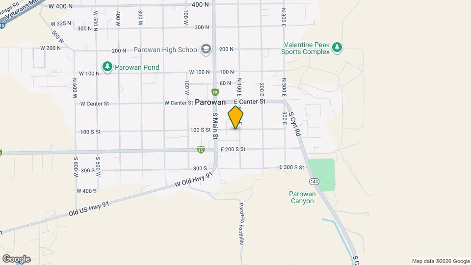 112 S 100 E Map and Location Details