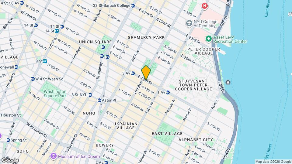 310 E 14th St Map and Location Details