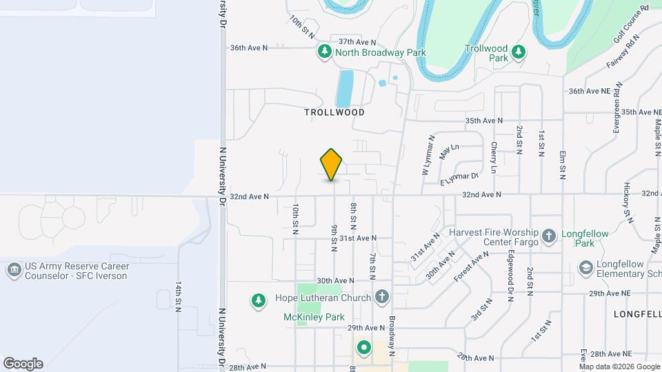 901 32nd Ave N Map and Location Details