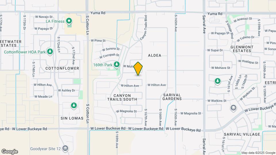 16758 W Apache St Map and Location Details