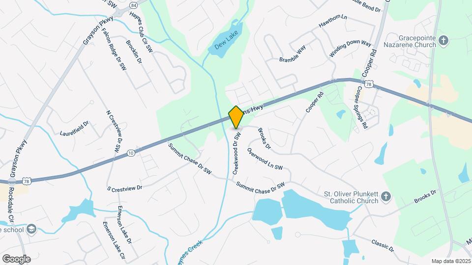 2843 Creekwood Dr SW Map and Location Details