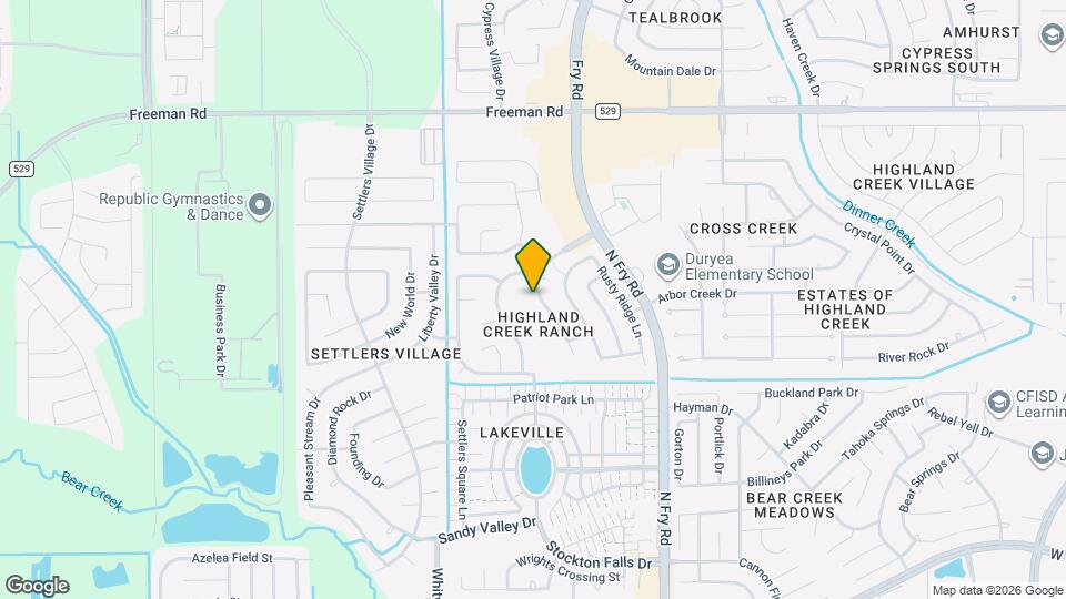 6727 High Stone Ln Map and Location Details