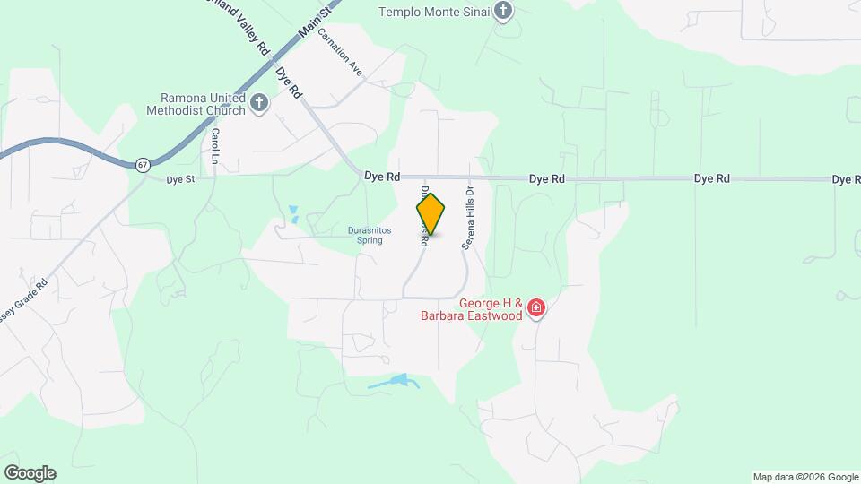 2307 Duraznitos Rd Map and Location Details