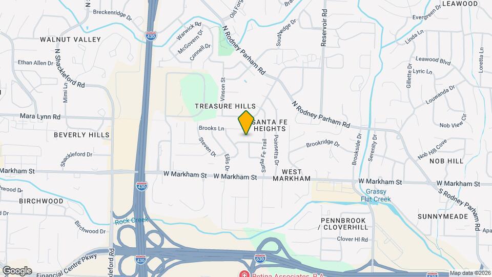 9716 Temple Dr Map and Location Details