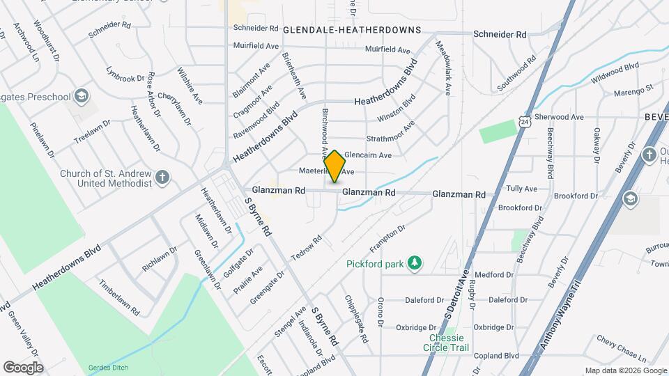 3148 Glanzman Rd Map and Location Details
