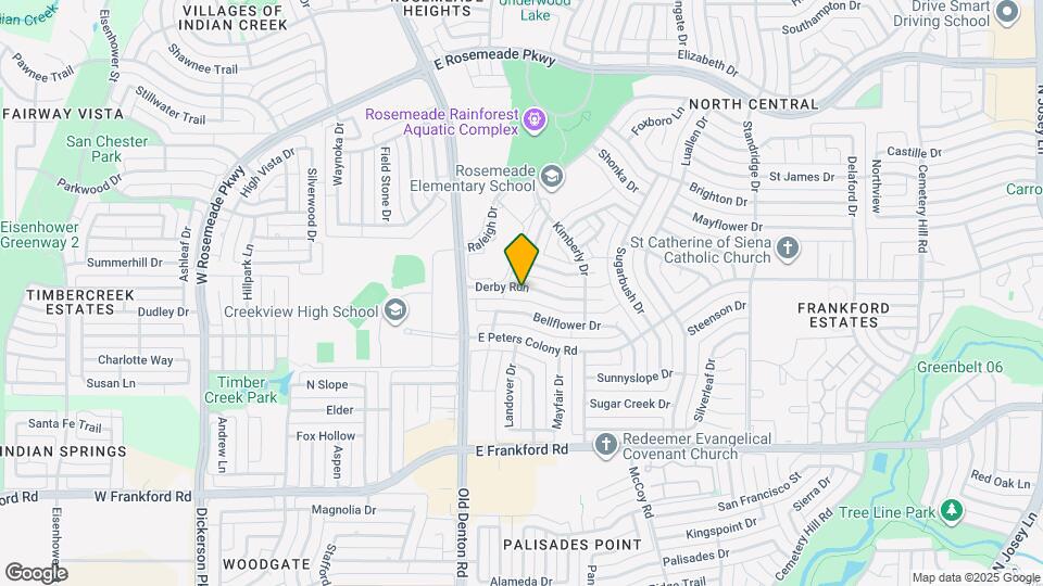 1106 Derby Run Map and Location Details