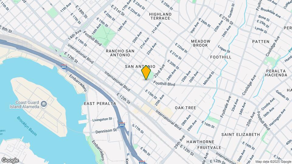 1541 23rd Ave Mapa y Detalles de la Ubicación